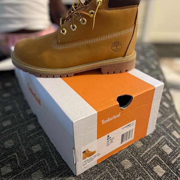 Timberland Premium Waterproof Boot| Grade School - Picture 2 of 6